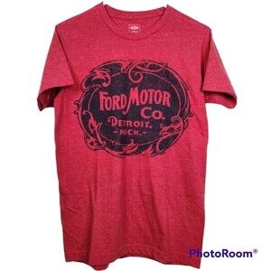 Ford Motor Co. Men's Detroit Michigan Big Logo Short Sleeve Tee Size Small